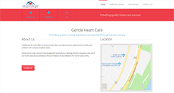 Desktop Screenshot of gentleheartcare.com